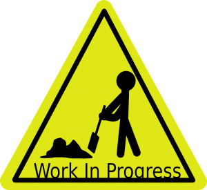 werk in uitvoering